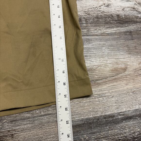 Nike Golf Dri Fit Tan Mens 36" Flat Front Swoosh Performance Golfer Chino Shorts - Picture 7 of 13